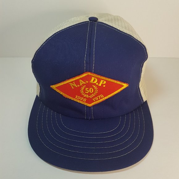 Vintage 70s NADP Hat Snapback Farmer Trucker Hat Classic Cap 50 Years 1928 1978 - Picture 15 of 16